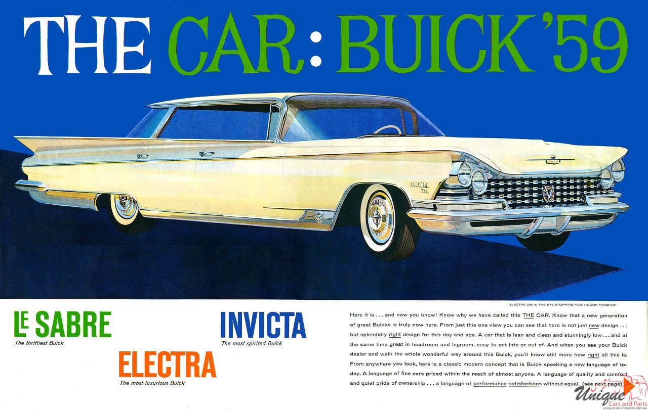1959 Buick Foldout Page 2